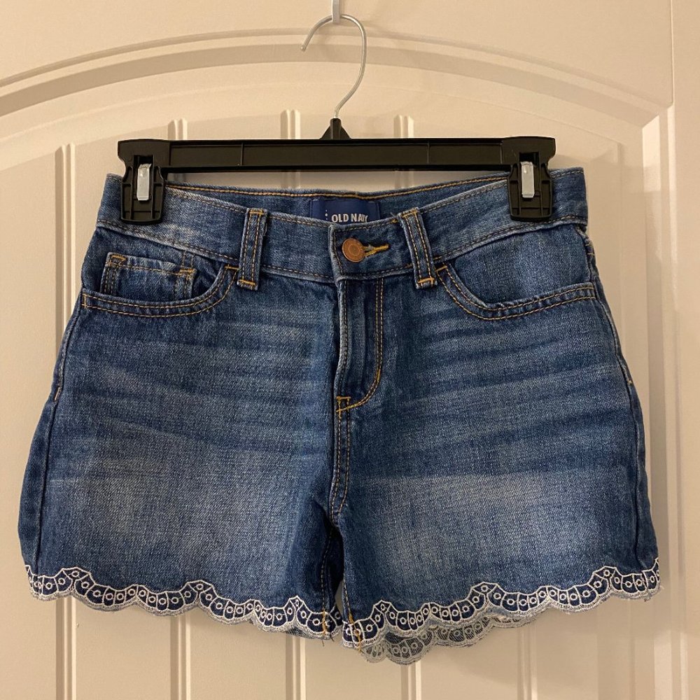 Old Navy jean shorts, size 12 (girls)